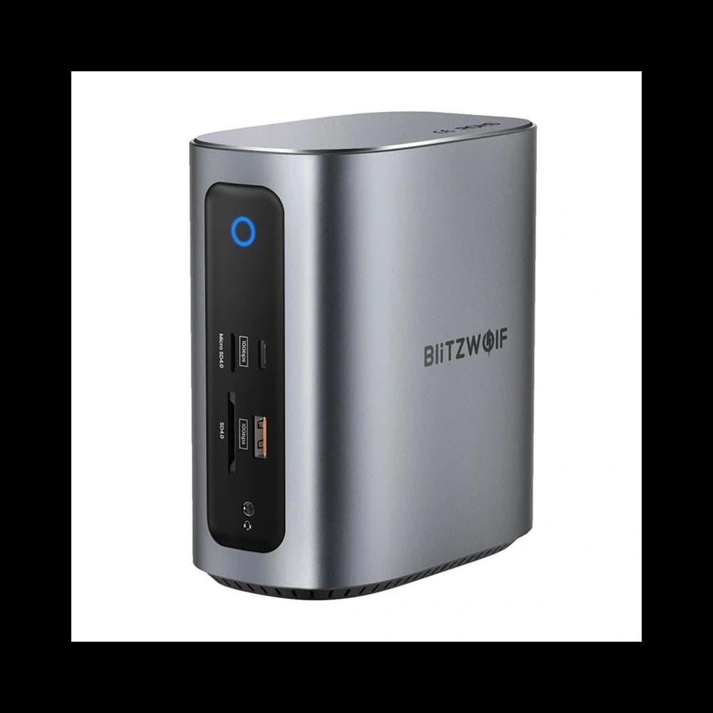Dokovací stanice 17v1 Blitzwolf BW-TH15 2xHDMI+DisplayPort+4xUSB-C+3xUSB-A 3.0+USB-A 3.1+USB-C 3.2+USB-C PD+RJ45+micro SD+SD+3.5mm - 1
