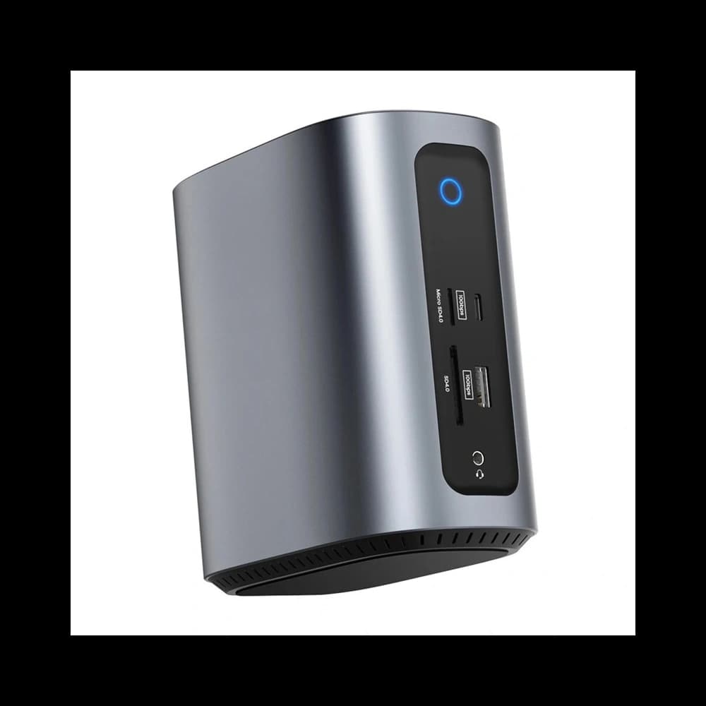 Dokovací stanice 17v1 Blitzwolf BW-TH15 2xHDMI+DisplayPort+4xUSB-C+3xUSB-A 3.0+USB-A 3.1+USB-C 3.2+USB-C PD+RJ45+micro SD+SD+3.5mm - 4