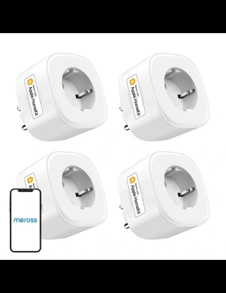 Inteligentne gniazdko Meross MSS210HKQUA-EU (HomeKIt) (czteropak)