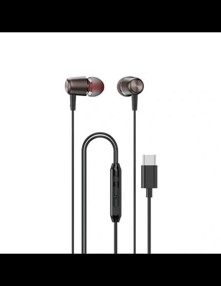 Căști in-ear Dudao X1PROT USB-C 1.2m negre