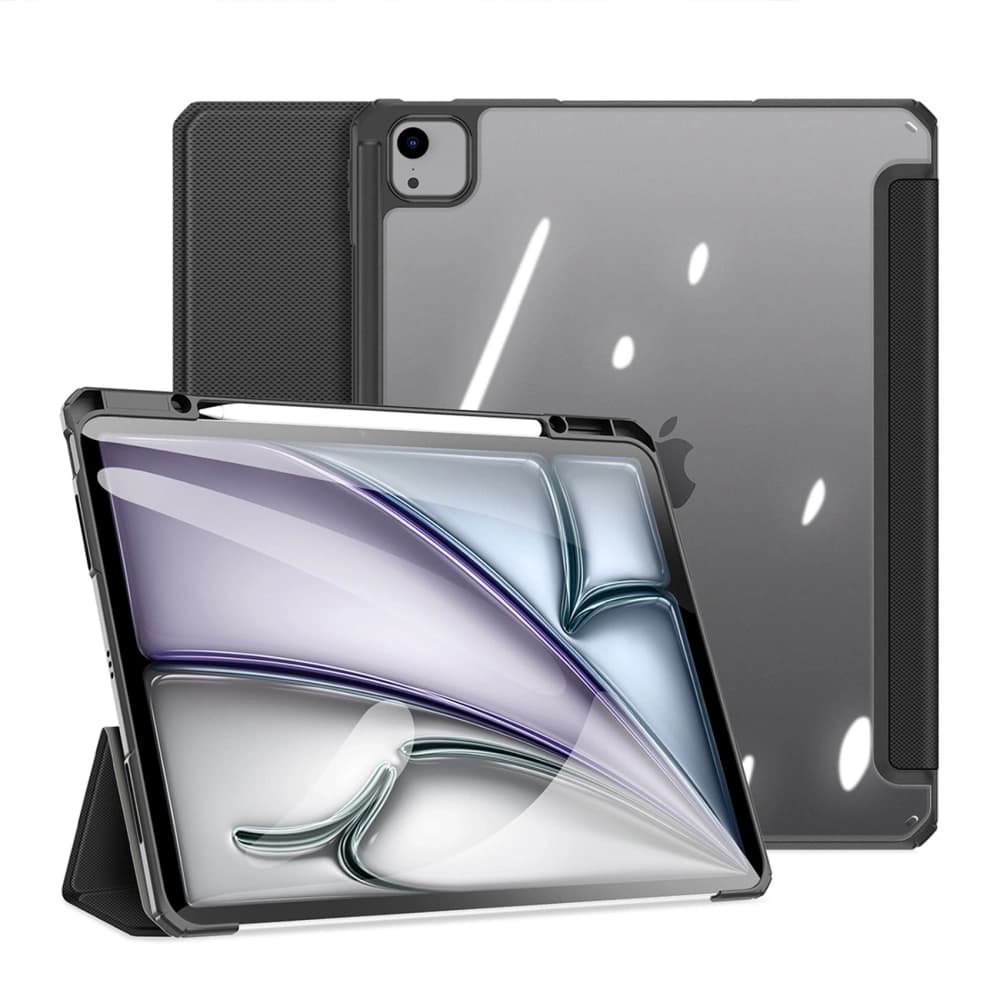 Etui Dux Ducis Toby z klapką i podstawką do Apple iPad Air 13" 2024 / 13" 2025 / iPad Pro 12.9 2020/2021/2022 czarne - 2