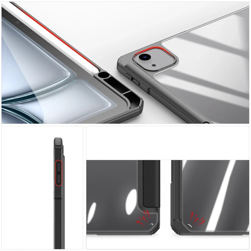 Etui Dux Ducis Toby z klapką i podstawką do Apple iPad Air 13" 2024 / 13" 2025 / iPad Pro 12.9 2020/2021/2022 czarne - 7
