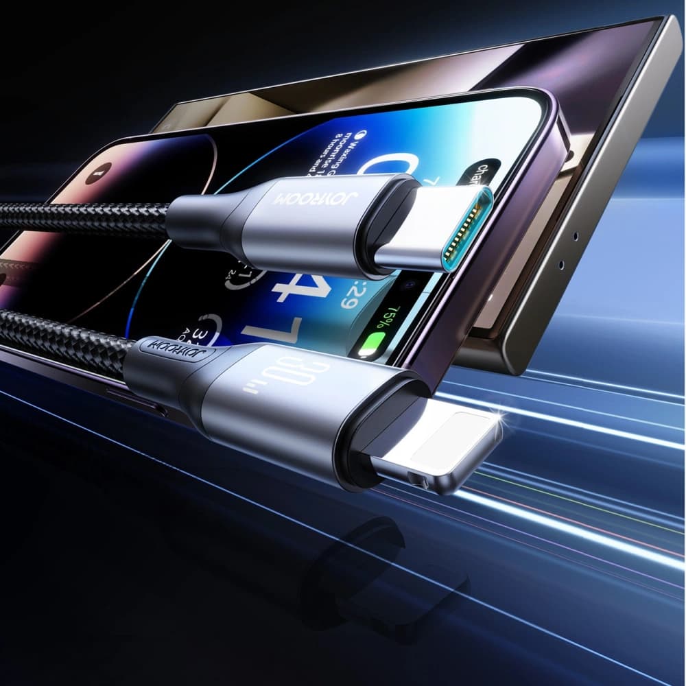 Joyroom S-A28 Flash Series USB-C / Lightning 30W 1m fekete kábel - 2