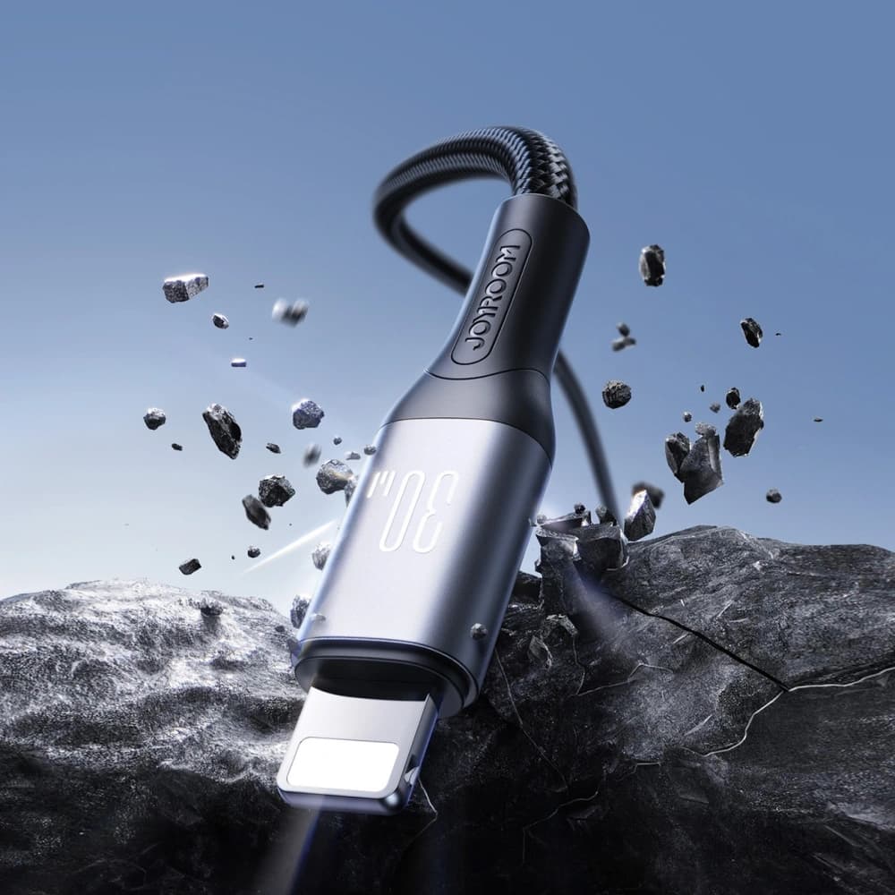 Joyroom S-A28 Flash Series USB-C / Lightning 30W 1m fekete kábel - 4