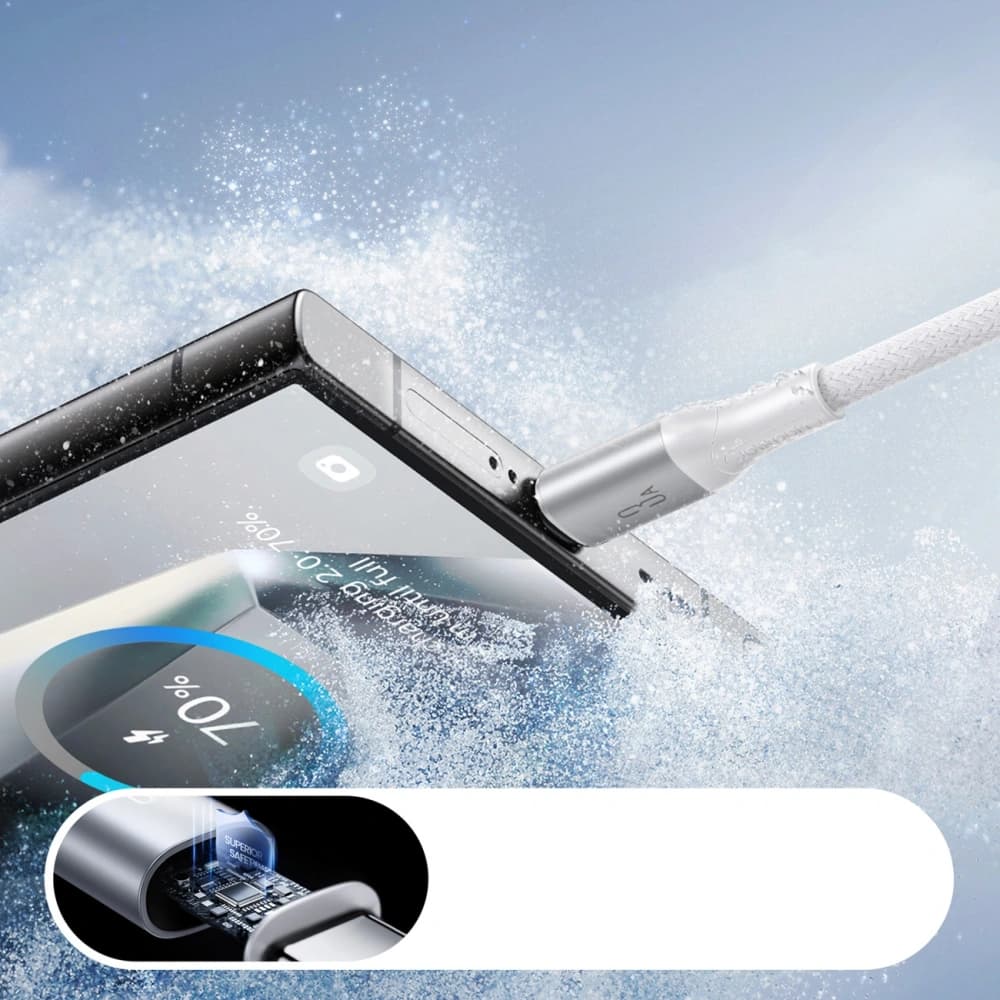 Kabel Joyroom S-A28 Flash Series USB-A / USB-C 3A 2m weiß - 6