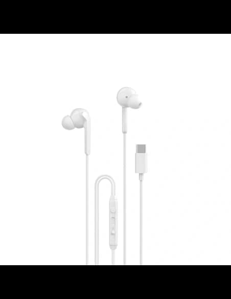 Căști in-ear Dudao X3C+ USB-C 1.2m albe