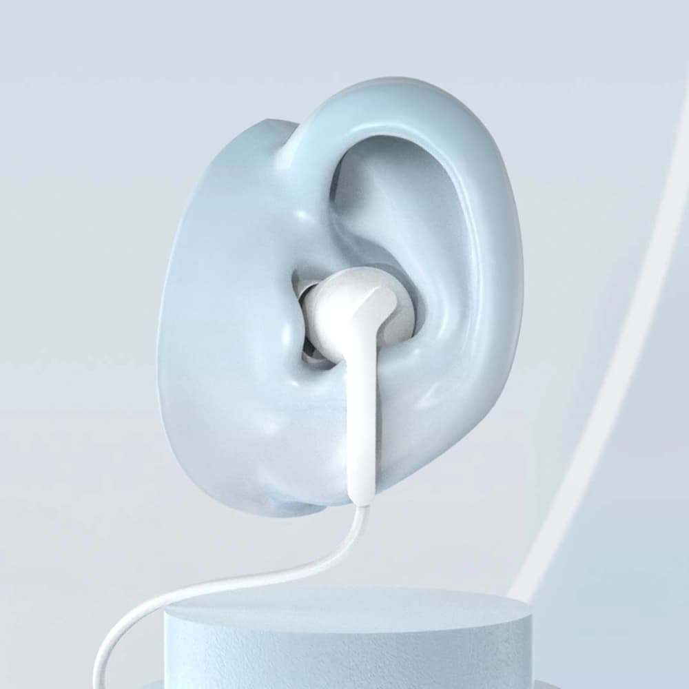 Dudao X3C+ USB-C 1.2m fehér fülhallgató - 4