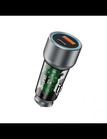 Dudao R4T 25W USB-A, USB-C autós töltő szürke