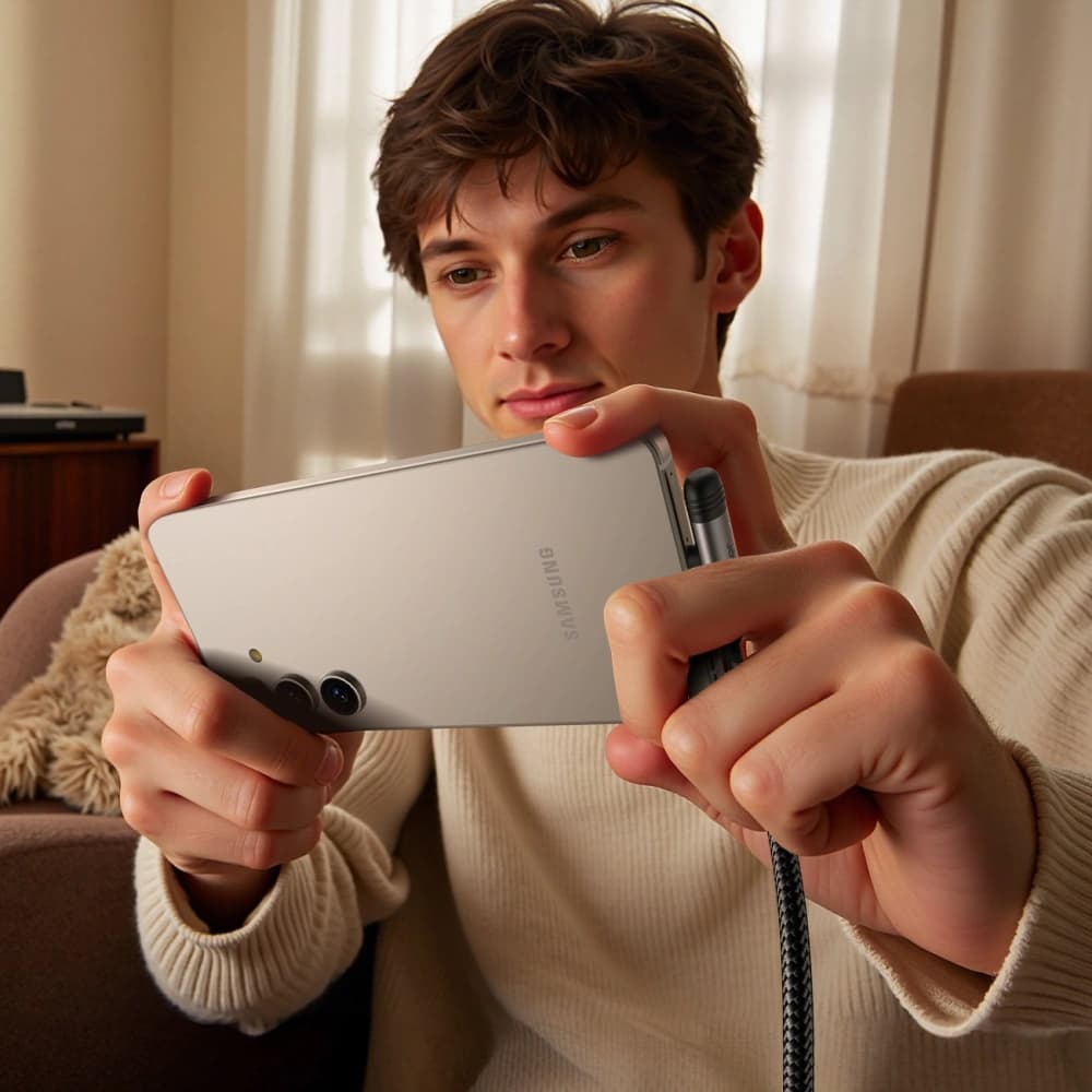 Joyroom S-A56 EnjoyX sorozat 90° USB-A / Lightning 3A 1.2m fekete kábel - 3