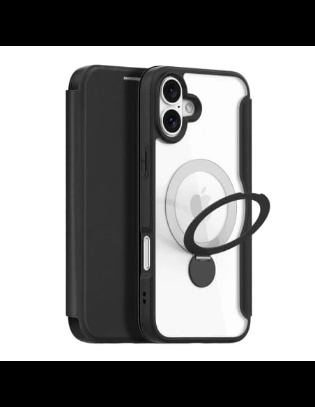Dux Ducis Skin X Pro Flip Case for Apple iPhone 16 MagSafe Black