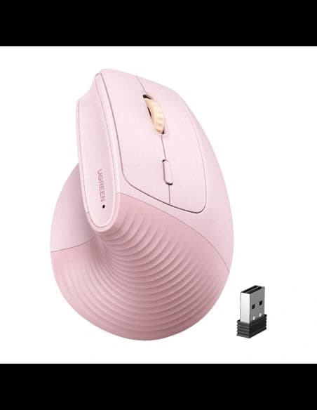 Bezprzewodowa mysz UGREEN M571 2.4GHz + BT (różowa)
