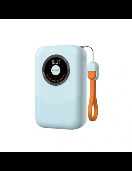 Powerbank Dudao K21Pro Mini 20000mAh 22.5W USB-A, USB-C albastru