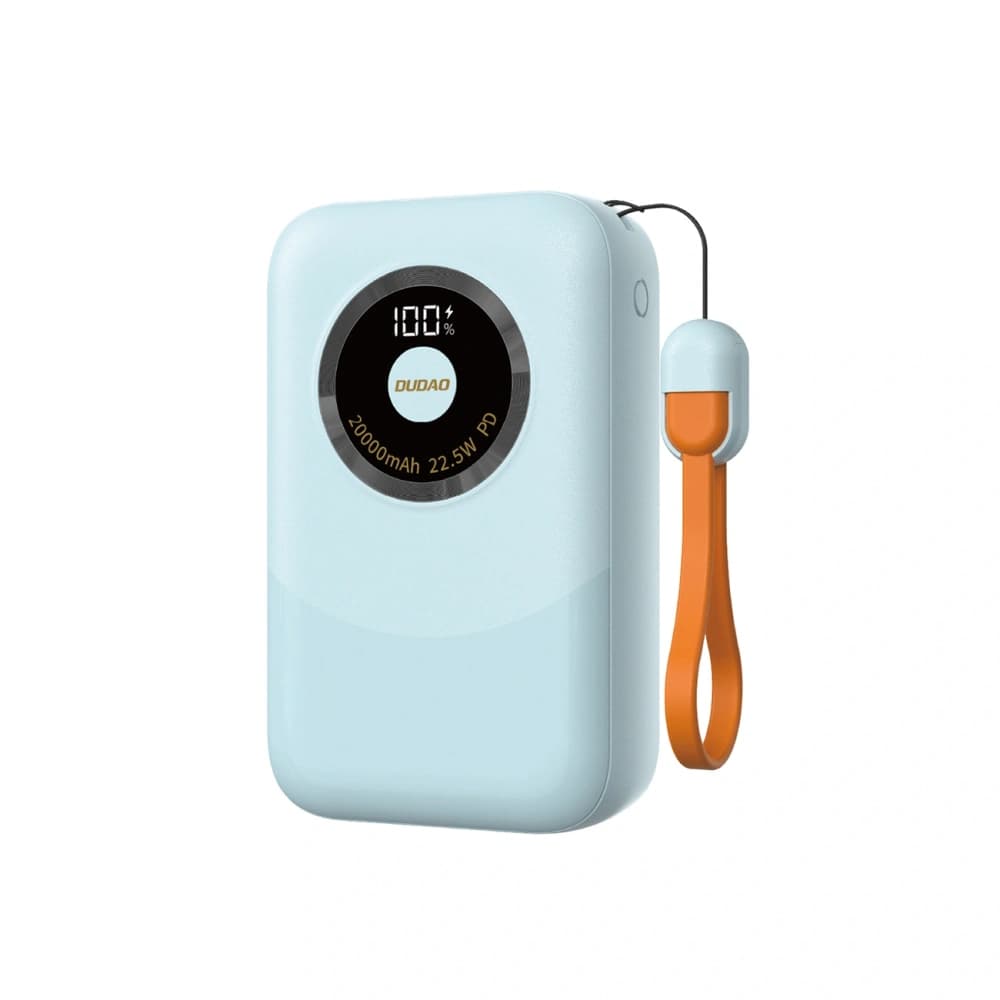 Powerbank Dudao K21Pro Mini 20000mAh 22.5W USB-A, USB-C albastru - 1
