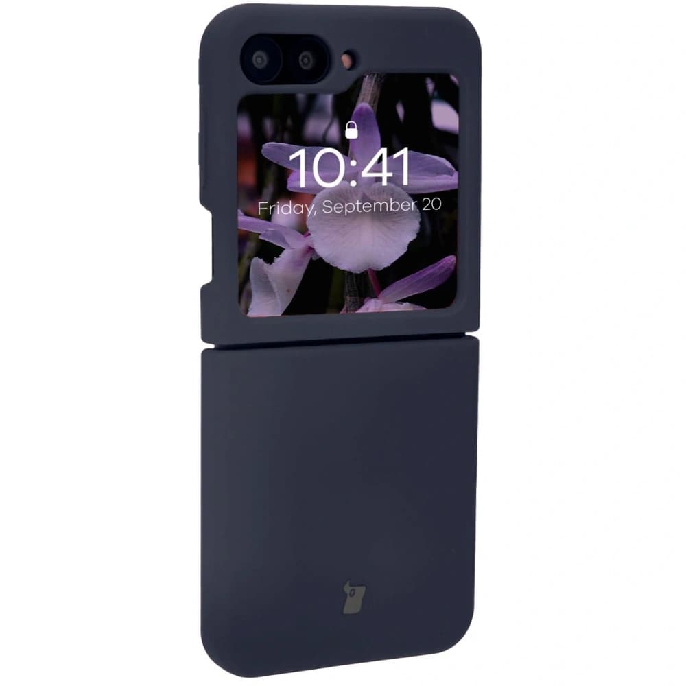 Bison Soft Case silicone case for Samsung Galaxy Z Flip7 FE / Z Flip6 dark blue - 3