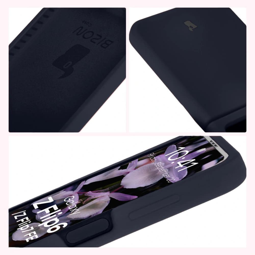 Bison Soft Case silicone case for Samsung Galaxy Z Flip7 FE / Z Flip6 dark blue - 12