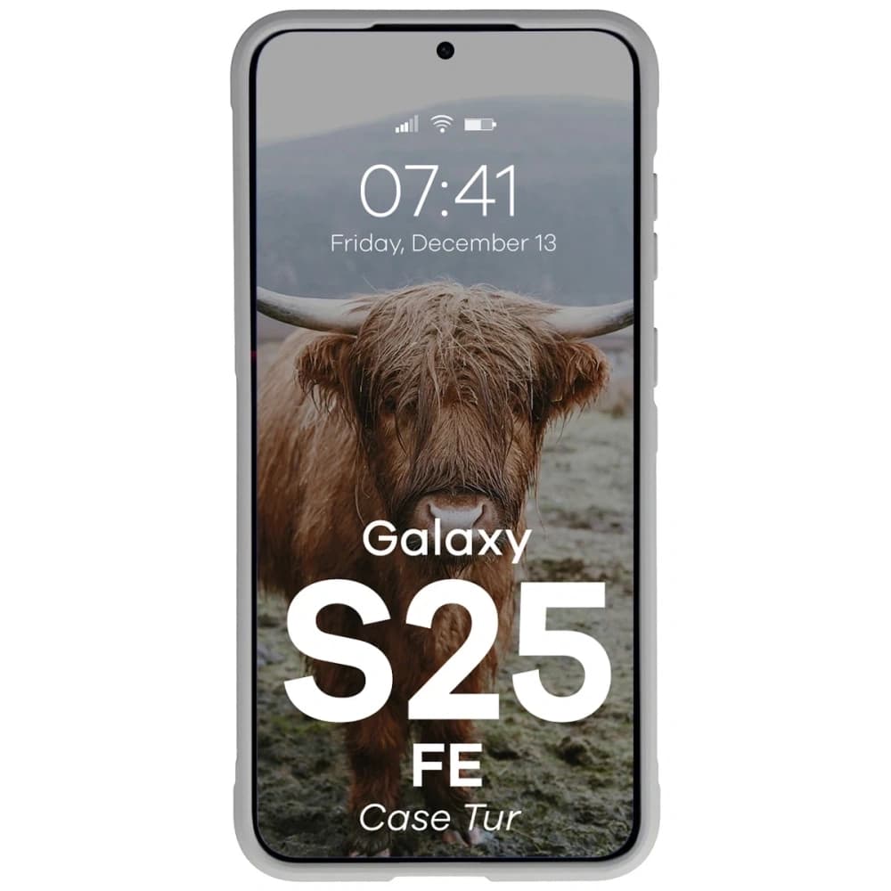 Pancerne etui Bizon Case Tur do Samsung Galaxy S25 FE jasnoszare - 5