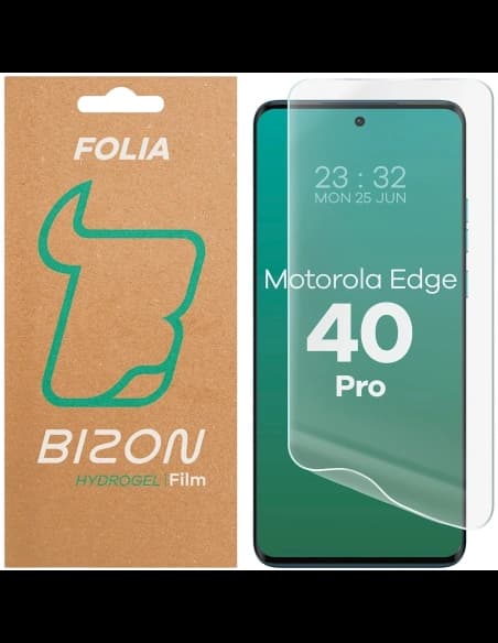 Bizon Glass Hydrogel Front képernyőfólia Motorola Edge 40 Pro-hoz