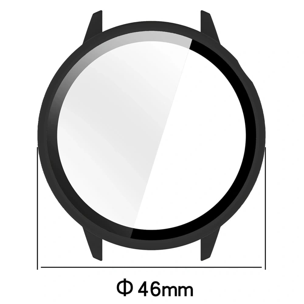 Bizon Case+Glass Watch case with glass for OnePlus Watch 3 43mm black - 2