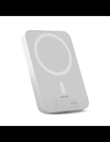 Powerbank wireless Dudao K26 10000mAh 20W USB-A / USB-C / MagSafe alb