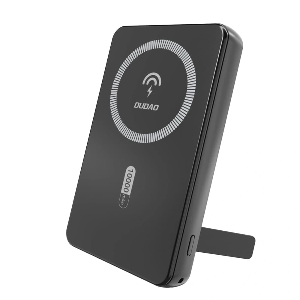 Powerbank wireless Dudao K14S+ 10000mAh 20W USB-A / USB-C / MagSafe cu suport negru - 1