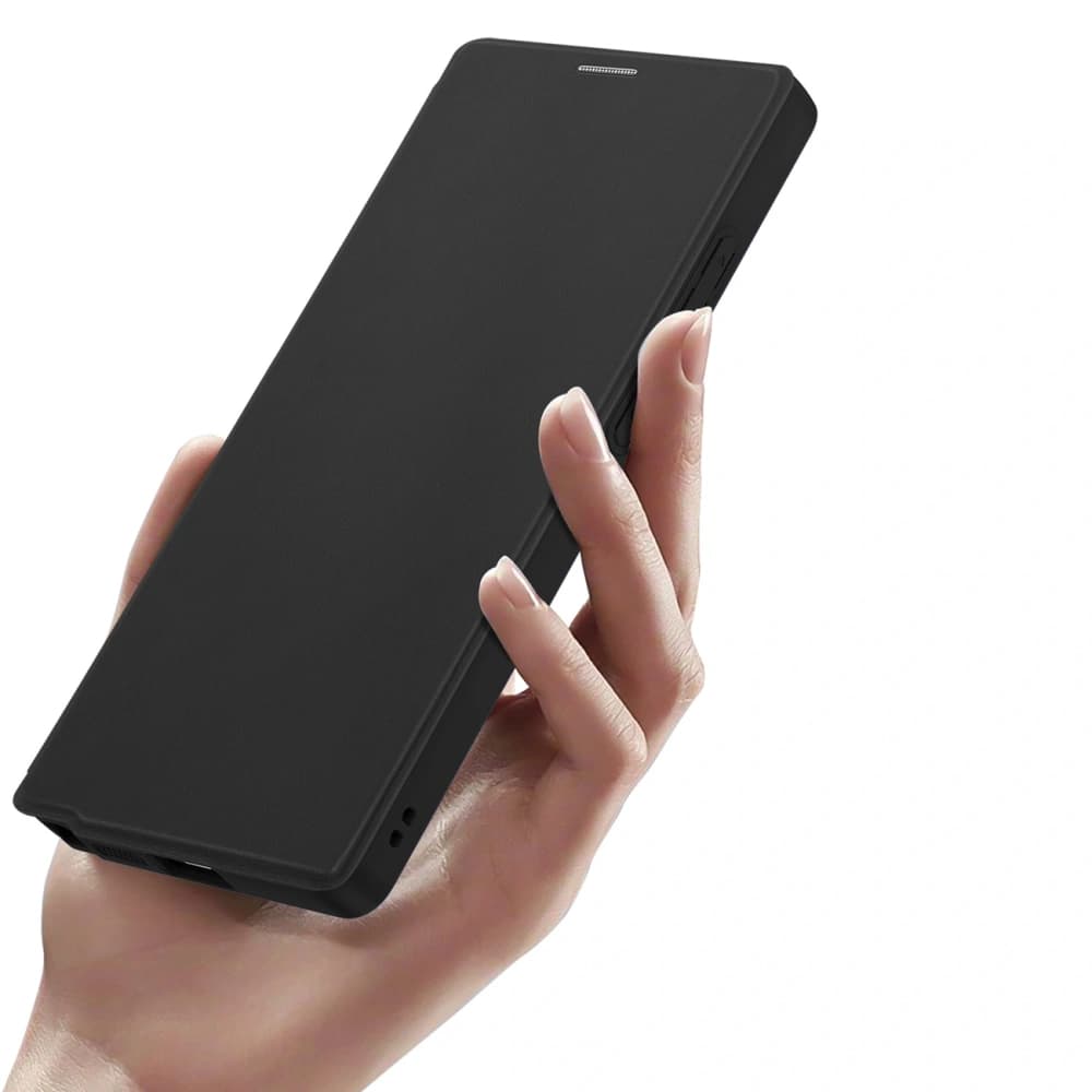 Etui s klopnou Dux Ducis Skin X Pro MagSafe pro Samsung Galaxy S25 Ultra černé - 6