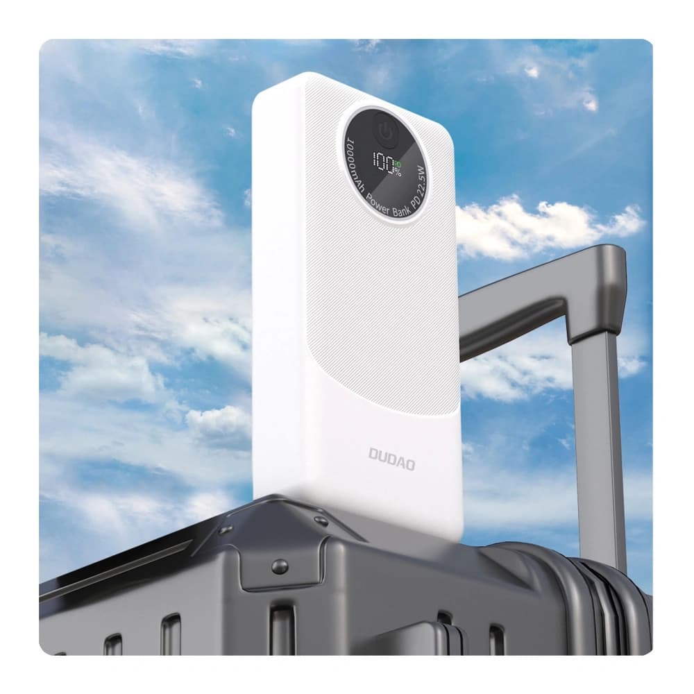 Powerbank Dudao K12Pro 22.5W PD 20000mAh USB-A, USB-C alb - 2