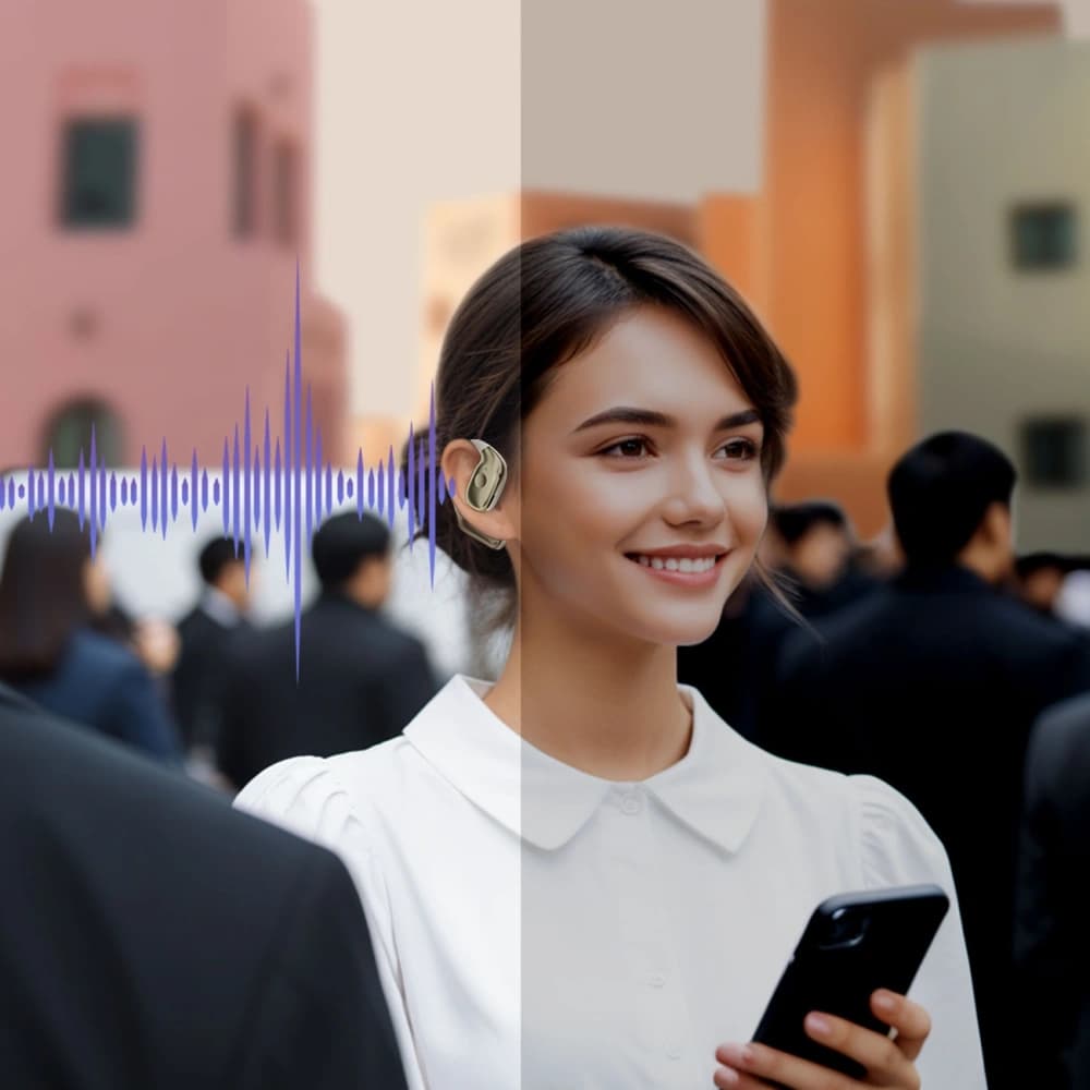 OWS Dudao U17 Max Bluetooth 5.3 headset white - 7