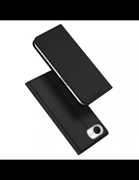 Husa cu clapetă Dux Ducis Skin Pro pentru Apple iPhone 16e neagră