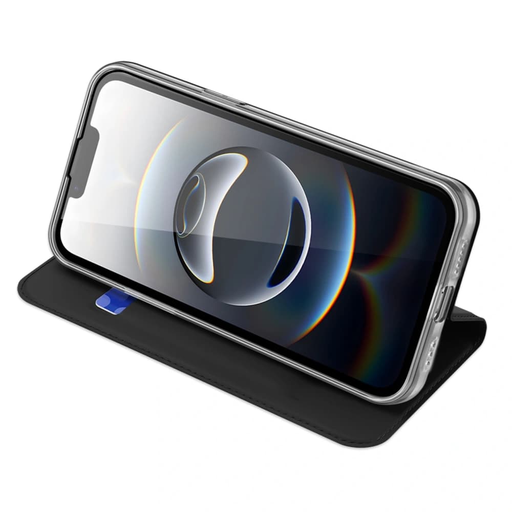 Husa cu clapetă Dux Ducis Skin Pro pentru Apple iPhone 16e neagră - 7