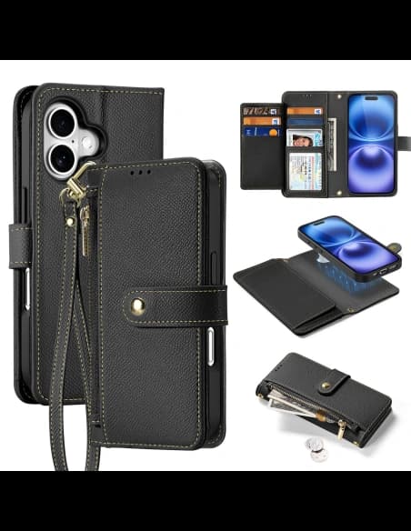 Dux Ducis Lawa Flip Case for Apple iPhone 16 Black