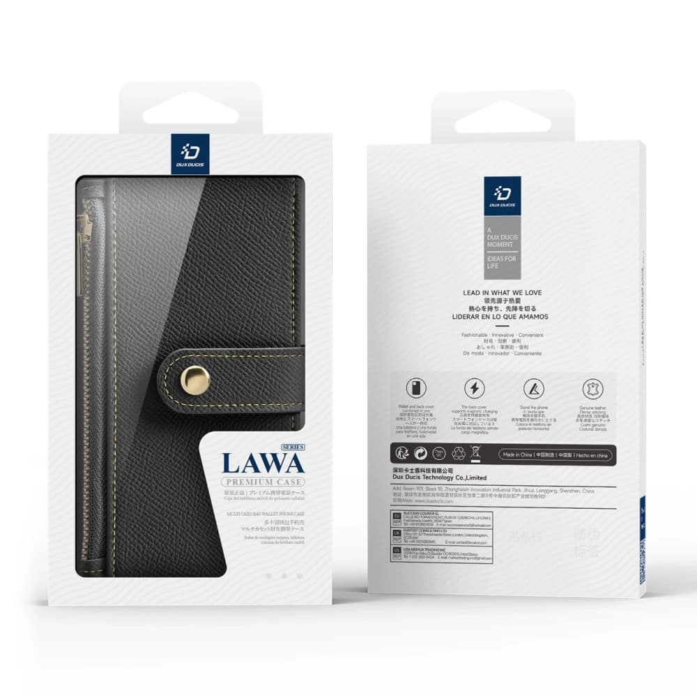 Dux Ducis Lawa Flip Case for Apple iPhone 16 Black - 12