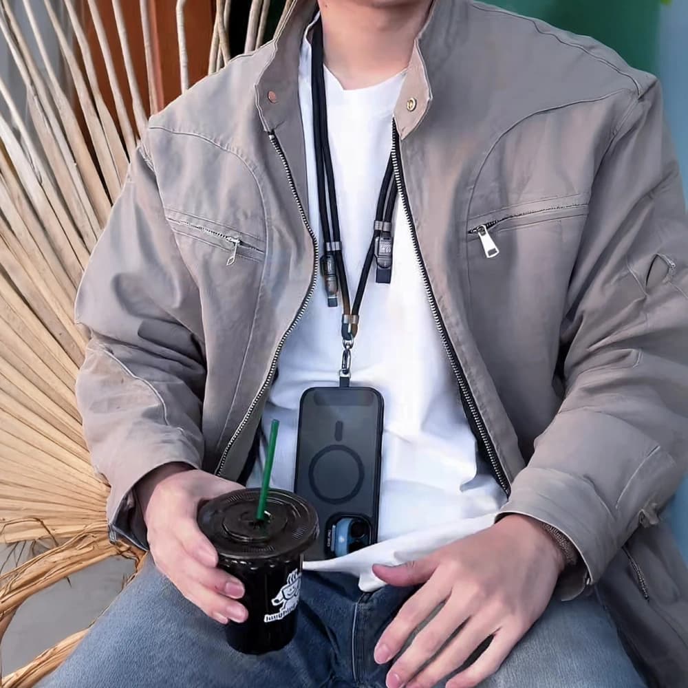 Kabel 4w1 mit Dudao L20MAX USB-A / USB-C 65W, USB-C / Lightning 27W PD QC 1,5m schwarz - 2