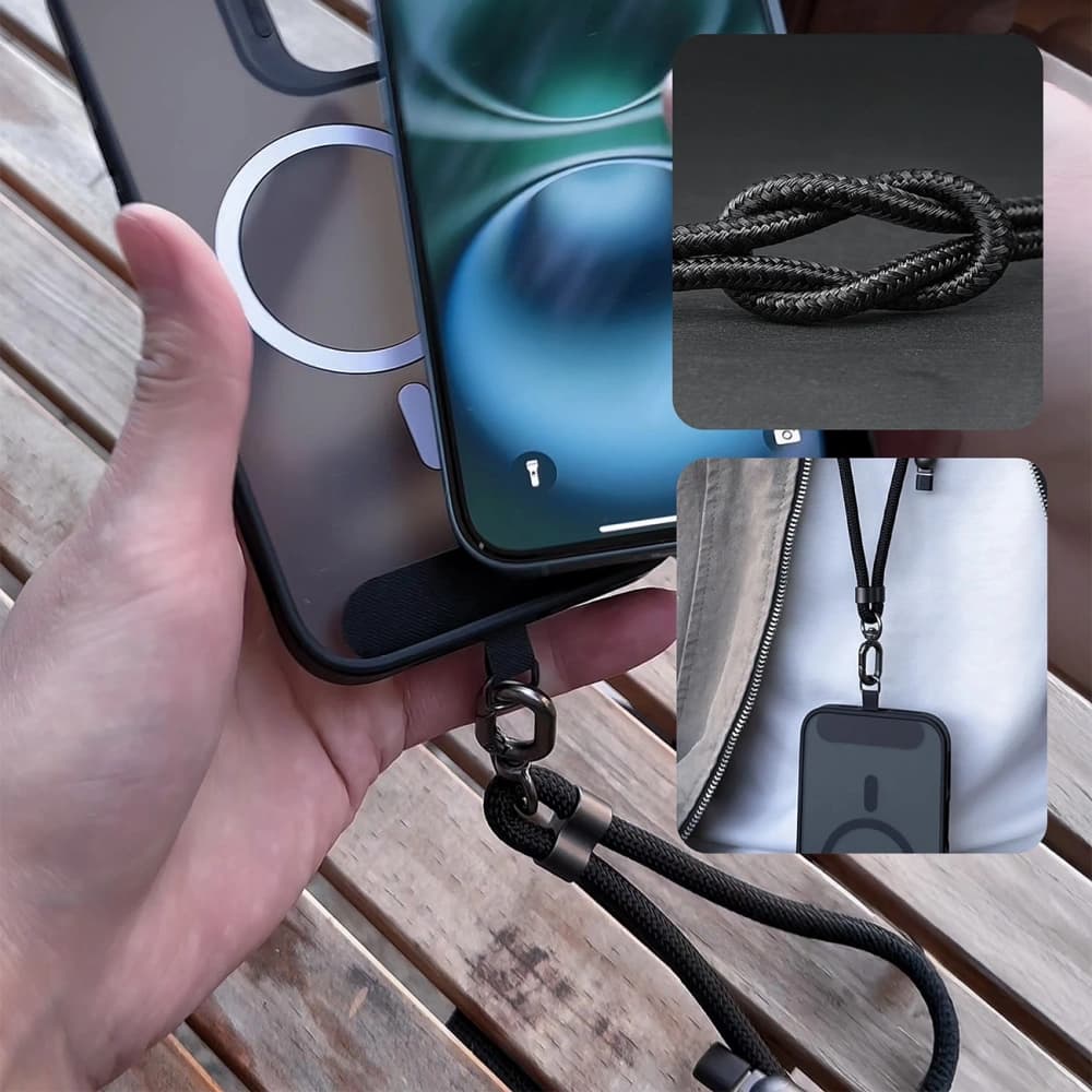 Kabel 4w1 mit Dudao L20MAX USB-A / USB-C 65W, USB-C / Lightning 27W PD QC 1,5m schwarz - 5