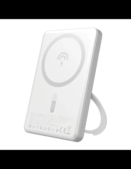 Powerbank wireless Dudao K28S 20W PD 5000mAh cu MagSafe și suport argintiu