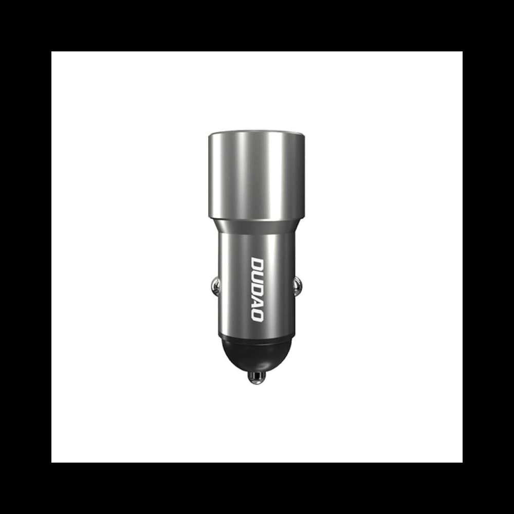 Dudao R4PQ Auto-Ladegerät USB-A, USB-C Power Delivery Quick Charge 22,5W grau - 4