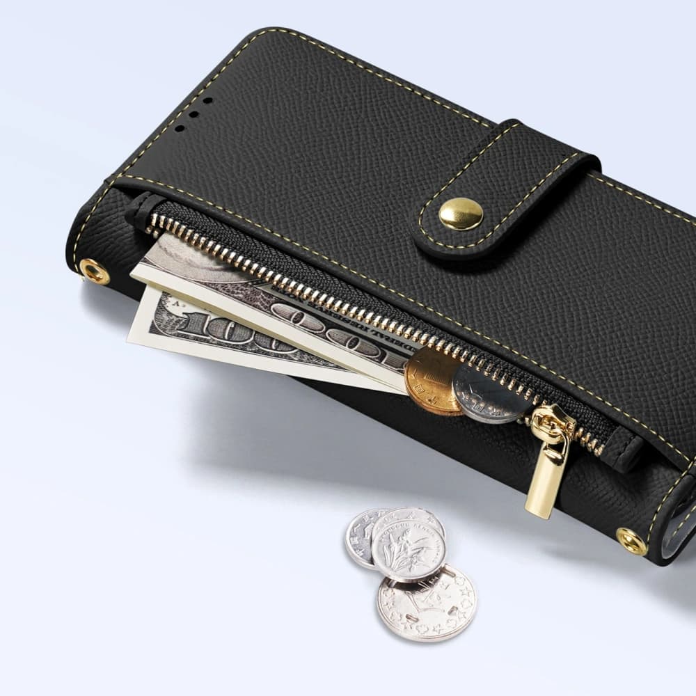 Husă cu clapetă Dux Ducis Lawa pentru Apple iPhone 15 neagră - 8