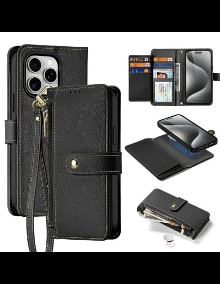 Dux Ducis Lawa Klapphülle für Apple iPhone 15 Pro Max schwarz