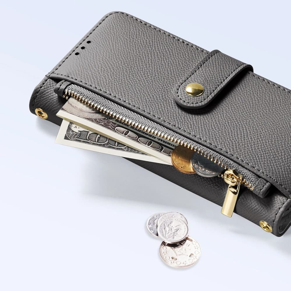 Dux Ducis Lawa flip tok Apple iPhone 15 Pro Max szürke - 3