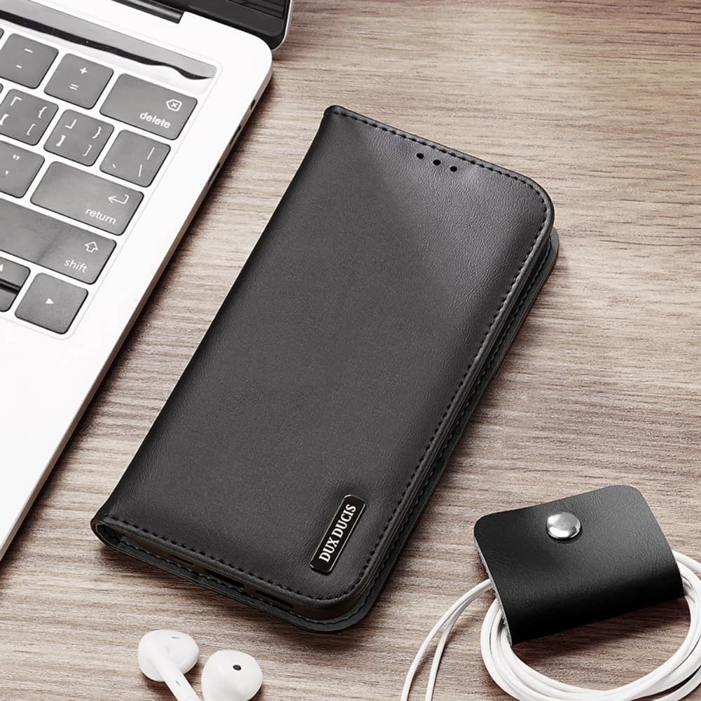 Etui cu clapetă Dux Ducis Hivo pentru Apple iPhone 16e negru - 8