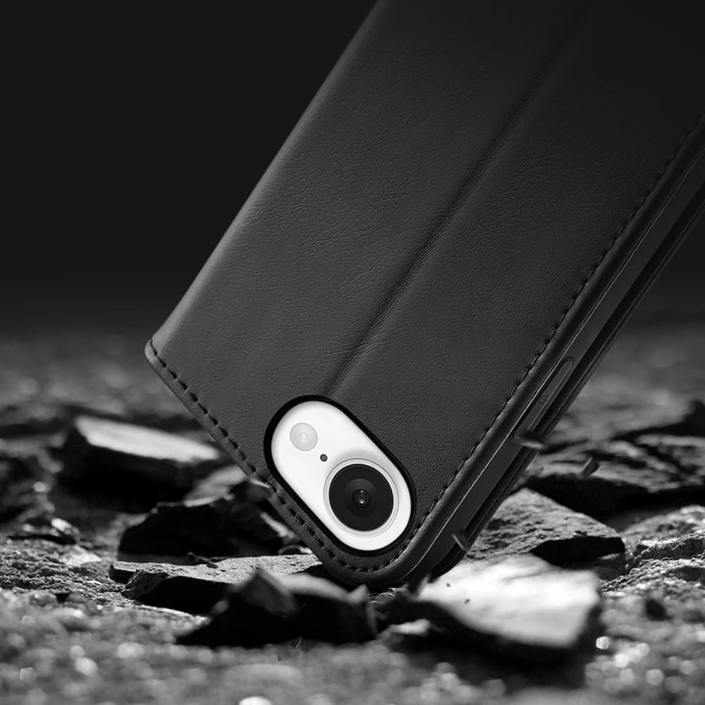Etui cu clapetă Dux Ducis Hivo pentru Apple iPhone 16e negru - 15