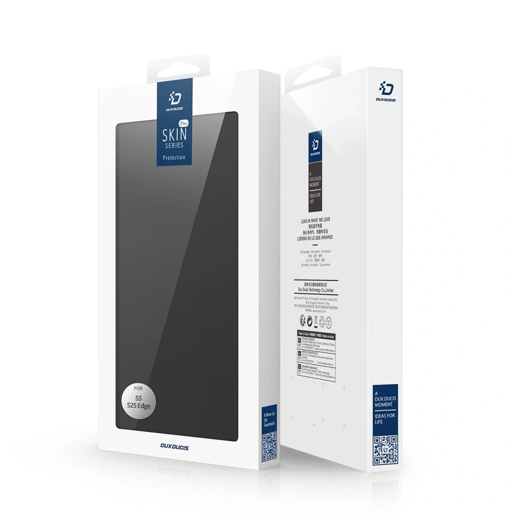 Dux Ducis Skin Pro fedél Samsung Galaxy S25 Edge-hez fekete - 6