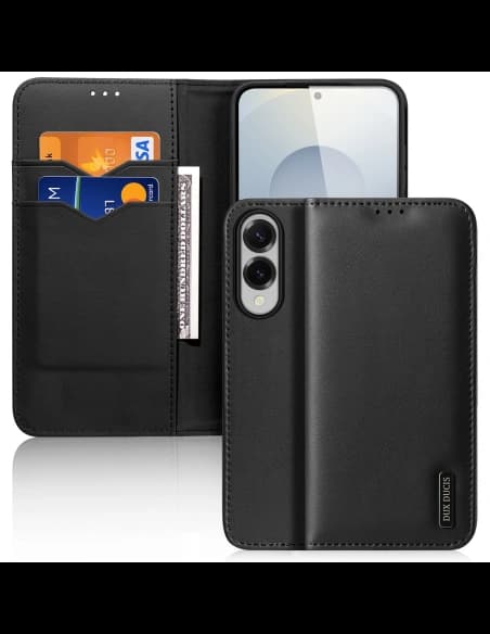 Dux Ducis Hivo Klappetui für Samsung Galaxy S25 Edge schwarz