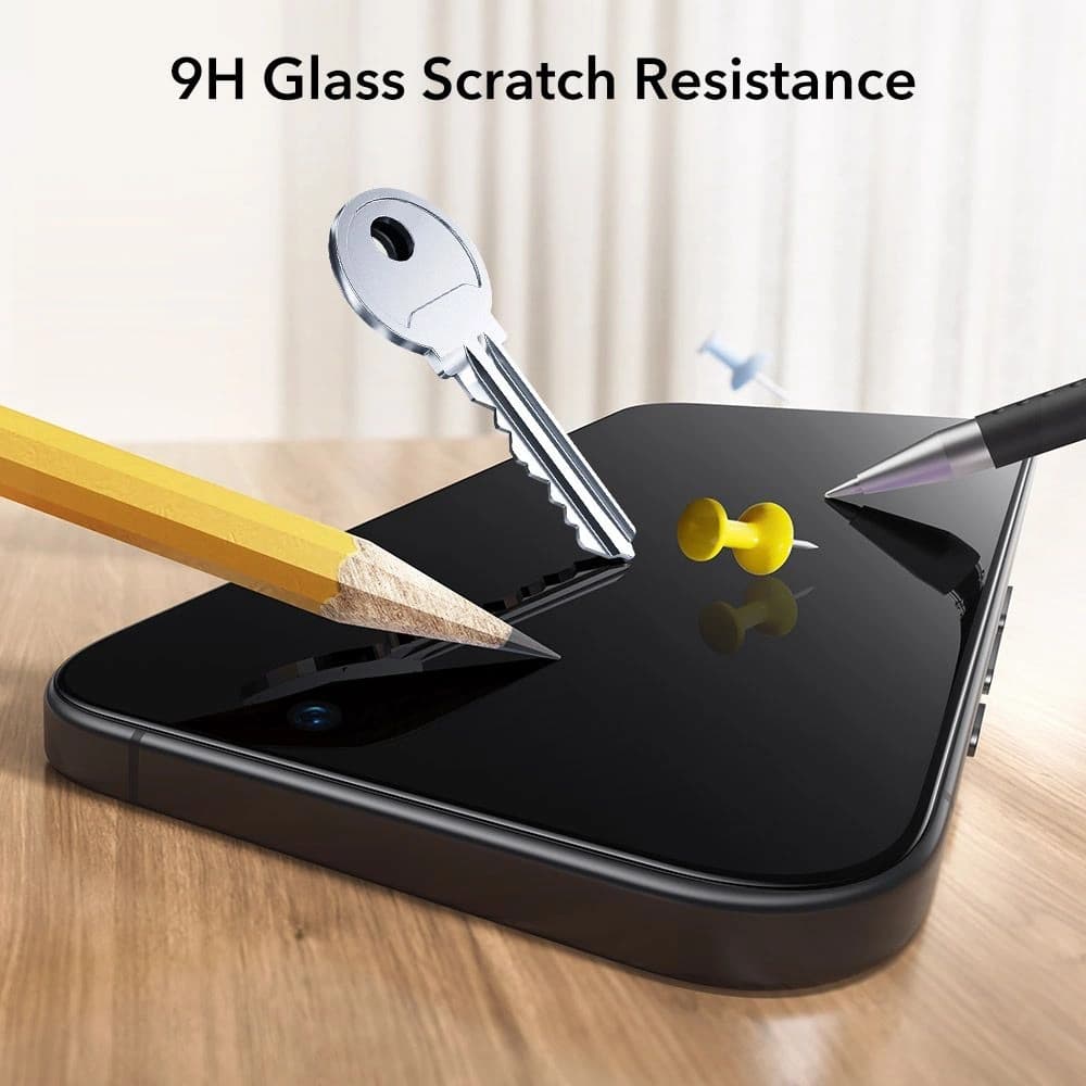 Sklo tvrzené ESR Ultrafit Tempered Glass pro Apple iPhone 17 Pro Max Clear [2 BALENÍ] - 7