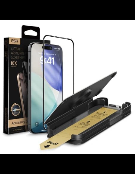 ESR Ultrafit Armorite Pro Edzett Üveg Apple iPhone 16 Pro / 17-hez Átlátszó
