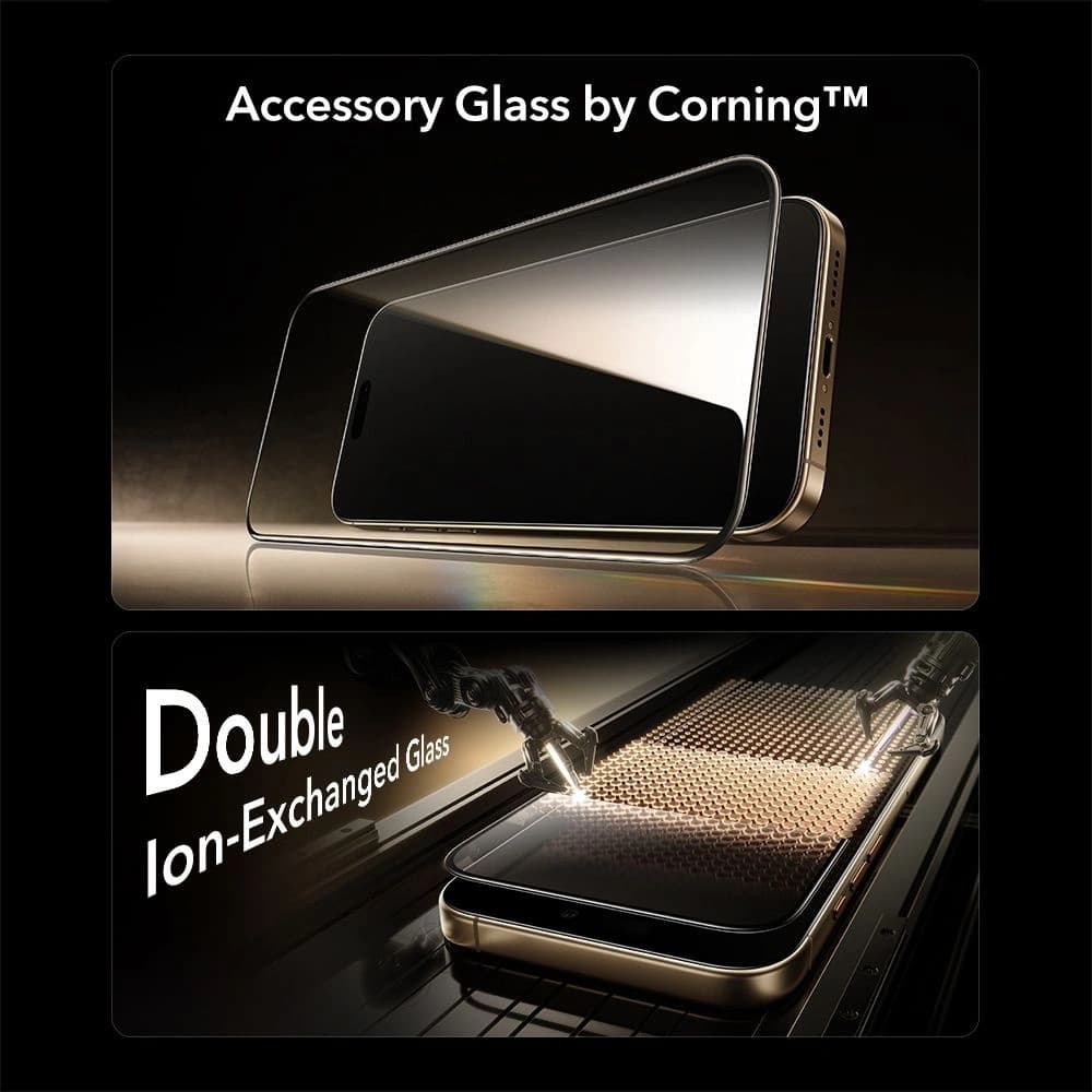 ESR Ultrafit Armorite Pro Edzett Üveg Apple iPhone 17 Pro Max Átlátszó - 3