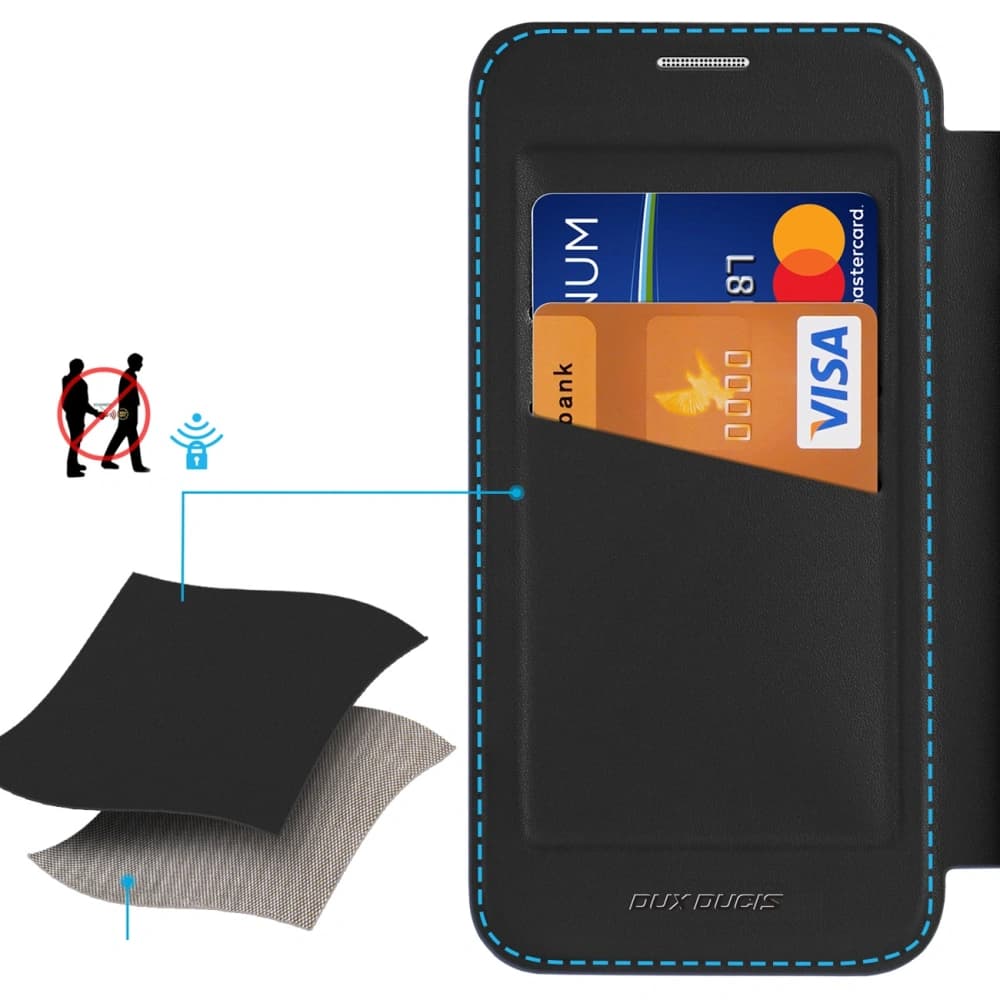 Dux Ducis Skin X Pro Flip Case with MagSafe for Samsung Galaxy S25 Edge black - 6