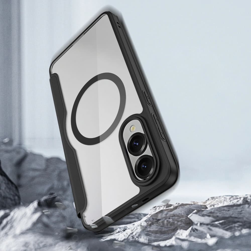 Dux Ducis Skin X Pro Flip Case with MagSafe for Samsung Galaxy S25 Edge black - 8