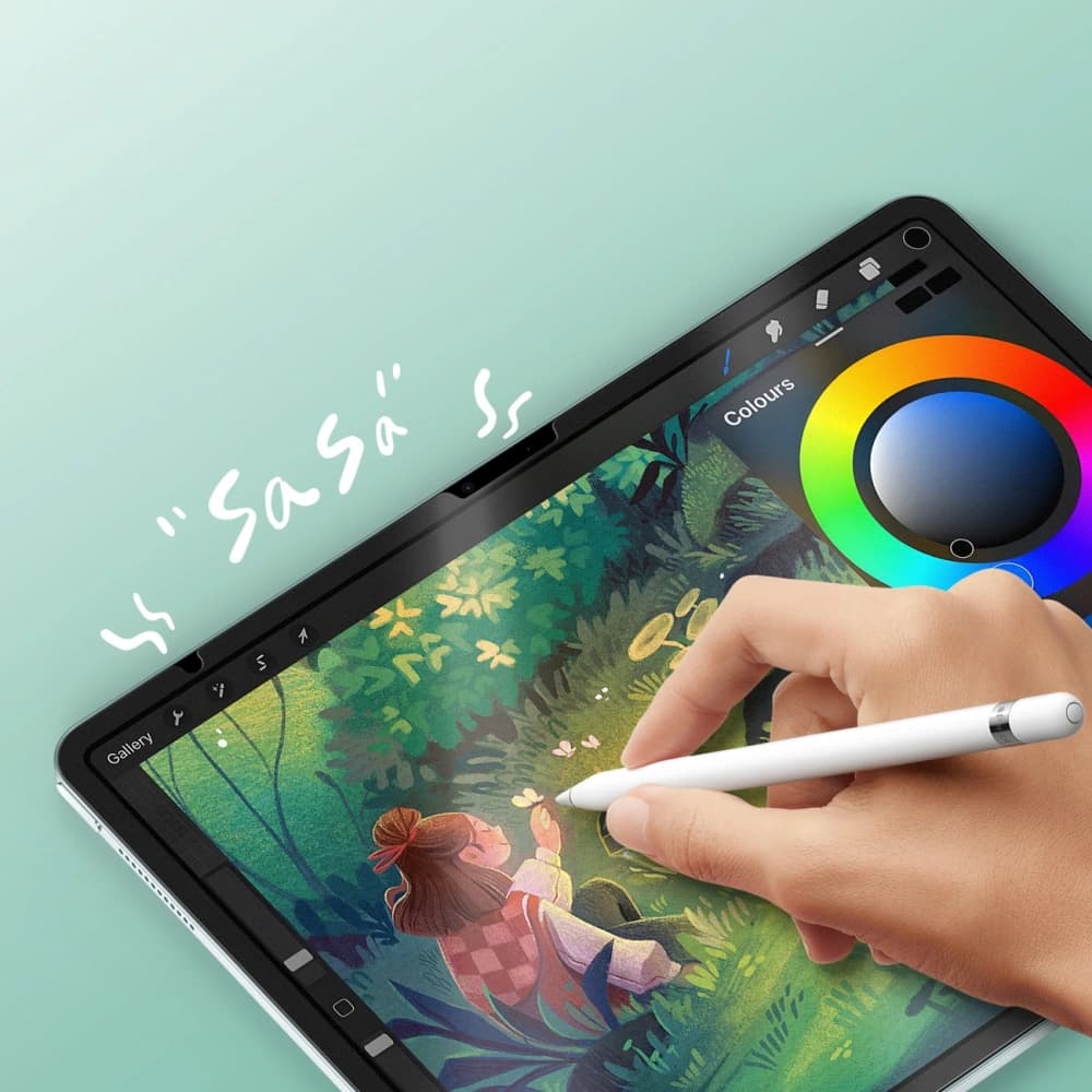 Dux Ducis Naad Paperlike matt védőfólia Apple iPad Air 13" 2024 / 13" 2025 fekete kerettel - 6