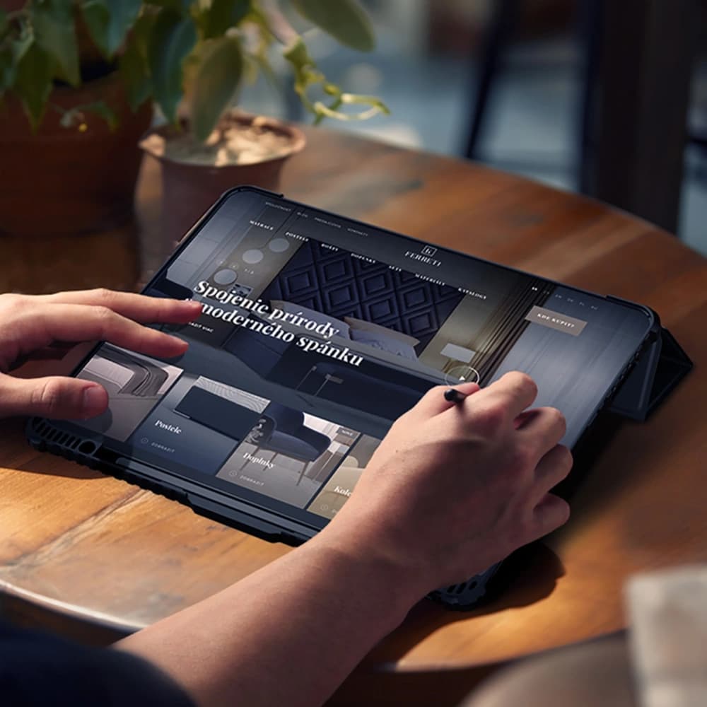 Nillkin Bumper Leather Case Pro für Apple iPad Air 13" 2024 / 13" 2025 schwarz - 7