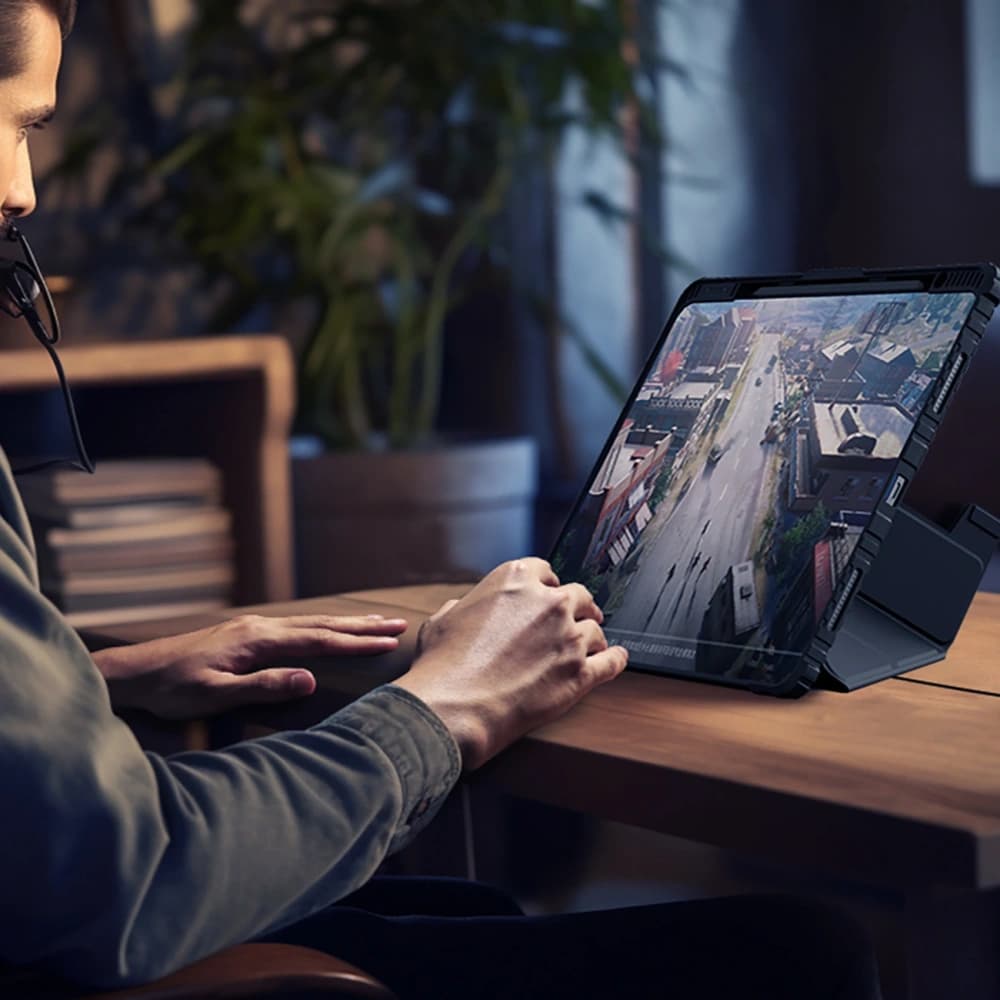 Nillkin Bumper Leather Case Pro für Apple iPad Air 13" 2024 / 13" 2025 schwarz - 22